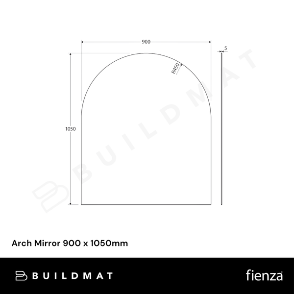Fienza Arch Mirror 900 x 1050mm