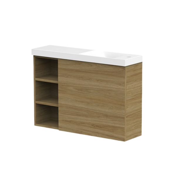 ADP Petite Shelf Right Offset Bowl Wall Hung Vanity