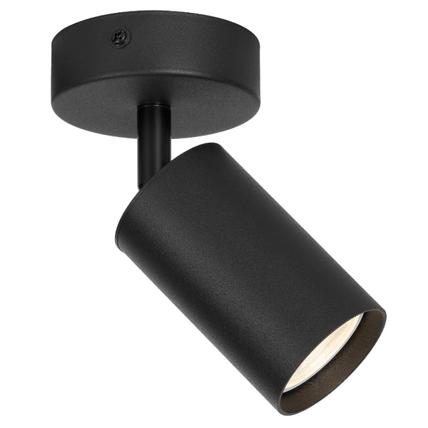 Telbix Picard 1 Light Spotlight Black