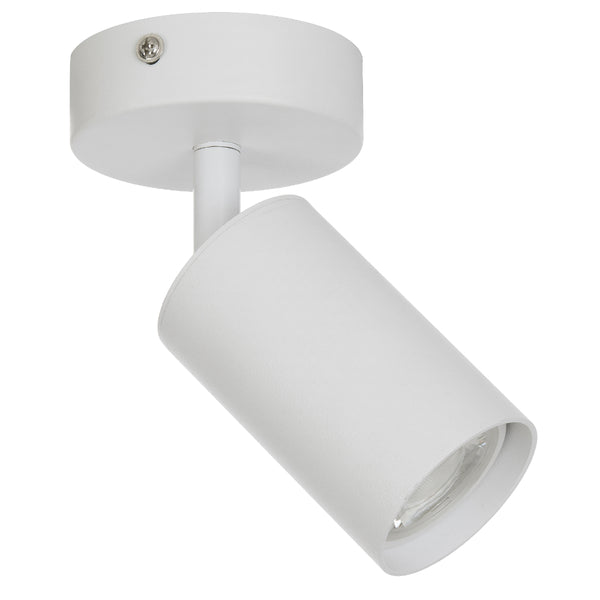 Telbix Picard 1 Light Spotlight White