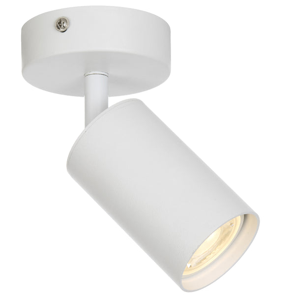Telbix Picard 1 Light Spotlight White