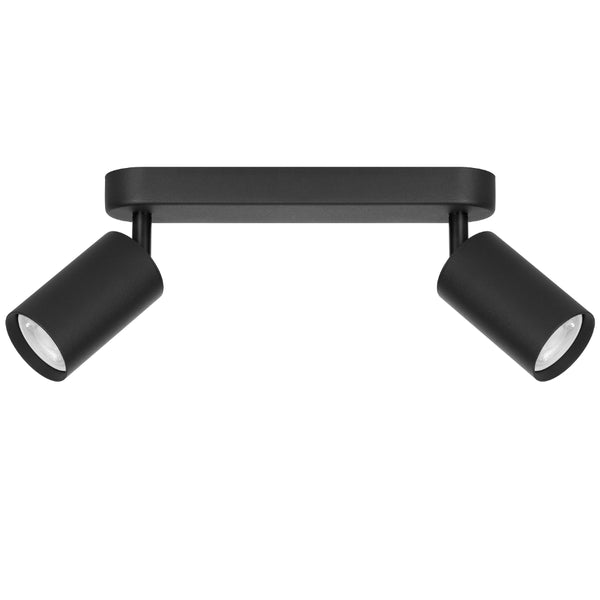 Telbix Picard 2 Light Spotlight Black
