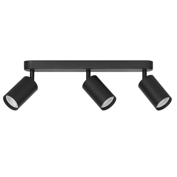 Telbix Picard 3 Light Spotlight Black