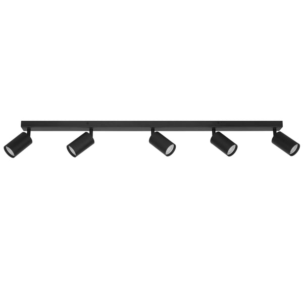 Telbix Picard 5 Light Spotlight Black