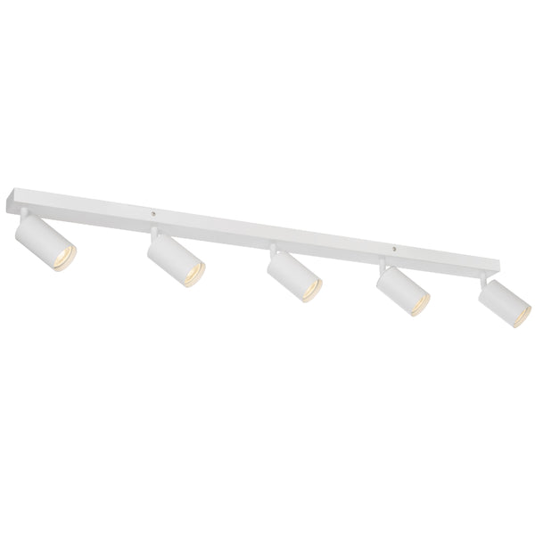 Telbix Picard 5 Light Spotlight White