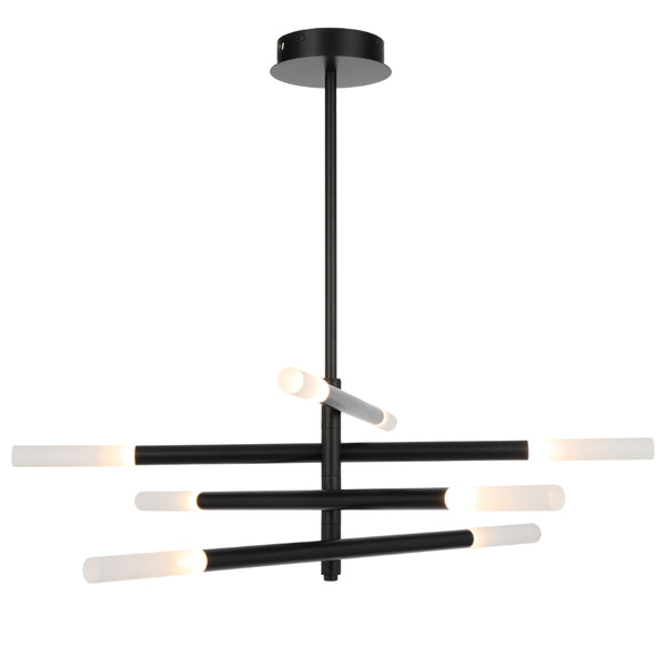 Telbix Pinta 8 Light Pendant Black