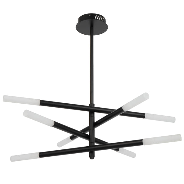 Telbix Pinta 8 Light Pendant Black