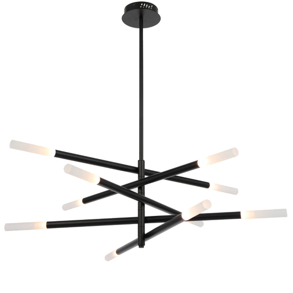 Telbix Pinta 10 Light Pendant Black