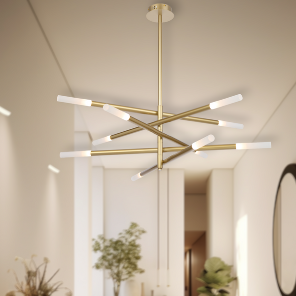 Telbix Pinta 10 Light Pendant Gold