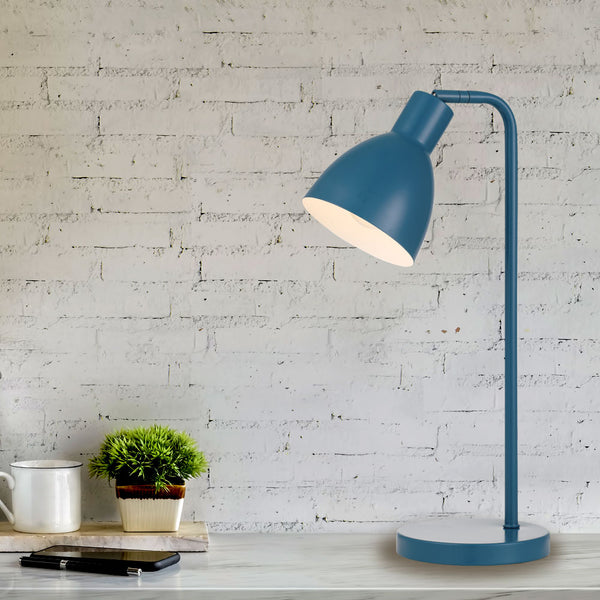 Telbix Pivot Table Lamp Blue