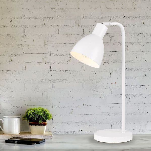 Telbix Pivot Table Lamp White
