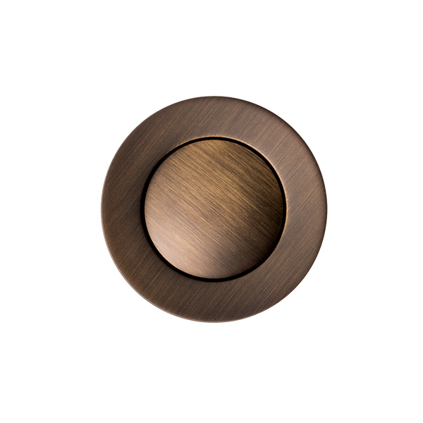 Alma 40mm Bath Waste Brushed Vintage Antique Brass with Overflow