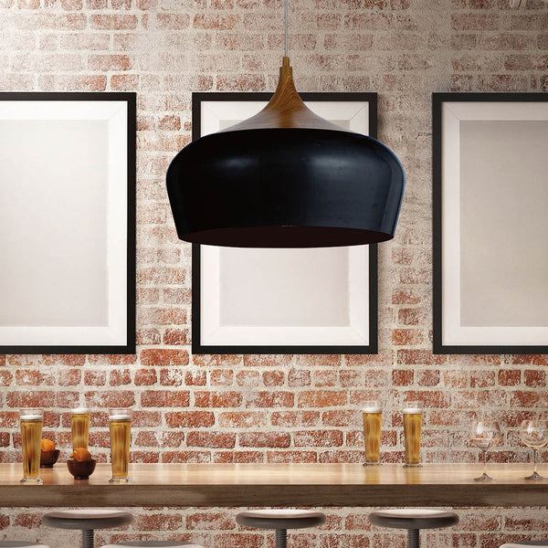Telbix Polk 46 Pendant Black Oak