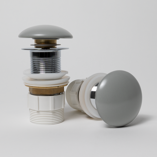Alma 32mm Matte Grey Ceramic Pop Up Waste