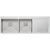 Oliveri Professional Series 1 And 3/4 Bowl Topmount Sink With Drainer Left Stainless Steel
