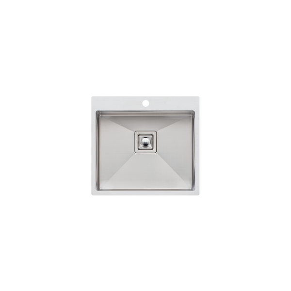 Oliveri Professional Series Single Grand Bowl Topmount Sink Stainless Steel