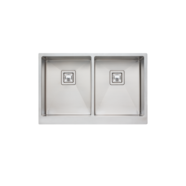 Oliveri Professional Butler Series Double Bowl Sink With Apron Stainless Steel