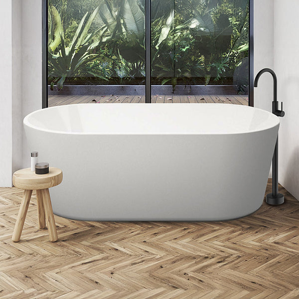 Decina Prezzo 1700mm Freestanding Bath Gloss White