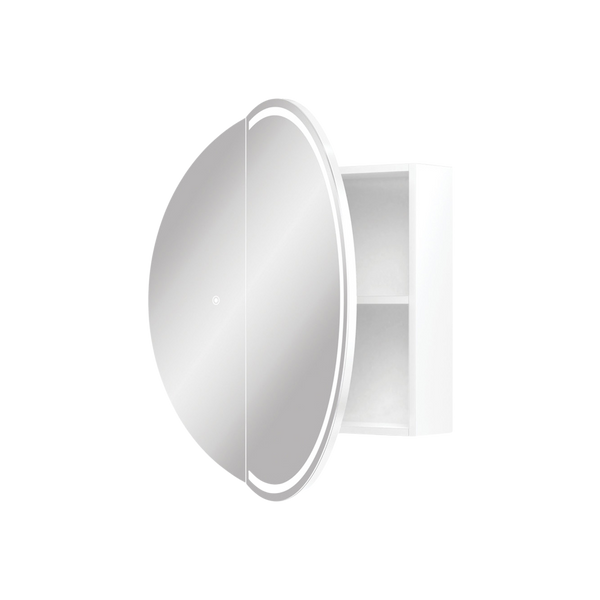 Fienza Round 750mm Split LED Mirror Cabinet