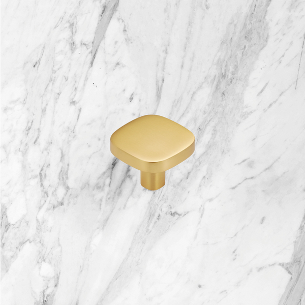 Momo Handles Porto Knob 26mm Brushed Satin Brass