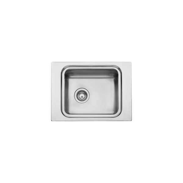 Oliveri Puro Single Bowl Topmount Care Sink Stainless Steel