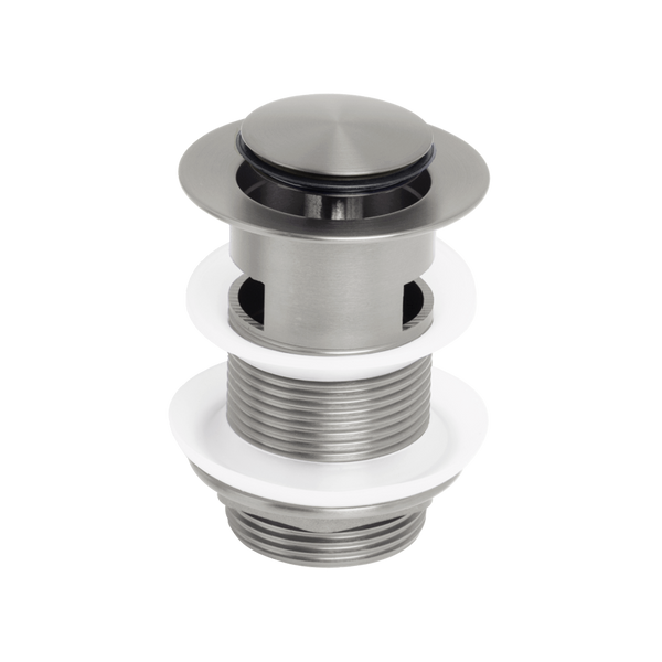 Johnson Suisse Venezia Pop-up Waste 32mm With Overflow Brushed Nickel II