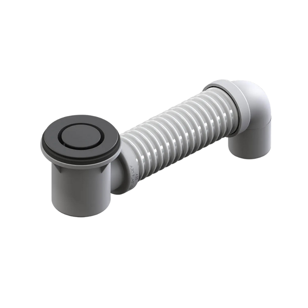 Johnson Suisse Bath Plug and Waste 40mm Pop-Down with Connector Gunmetal