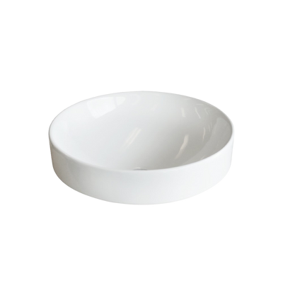 Arcisan Plaza 400mm Round Semi Inset Basin White