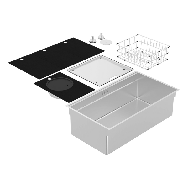 Abey Boutique Piazza Plus Bowl Large Bowl Stainless Steel