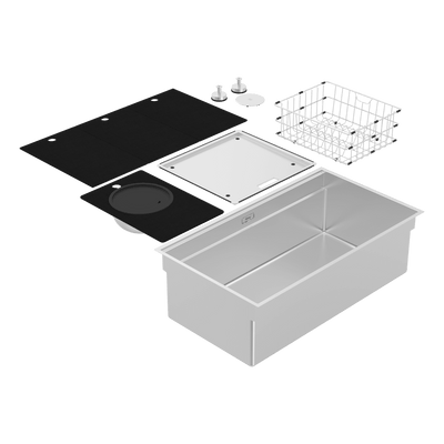 Abey Boutique Piazza Plus Bowl Large Bowl Stainless Steel