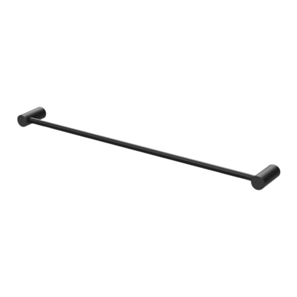 Phoenix Vivid Slimline Single Towel Rail 600mm Matte Black