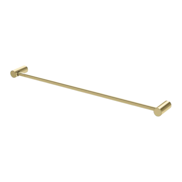 Phoenix Vivid Slimline Single Towel Rail 600mm  Brushed Gold