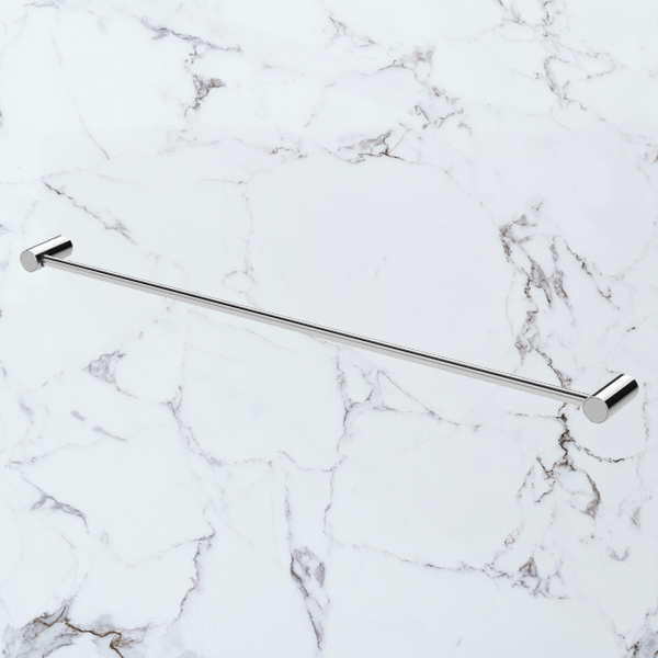 Phoenix Vivid Slimline Single Towel Rail 800mm Chrome