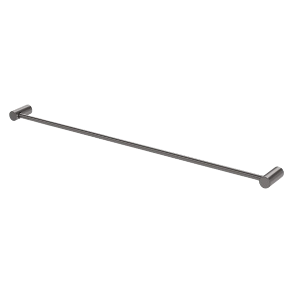 Phoenix Vivid Slimline Single Towel Rail 800mm Brushed Carbon