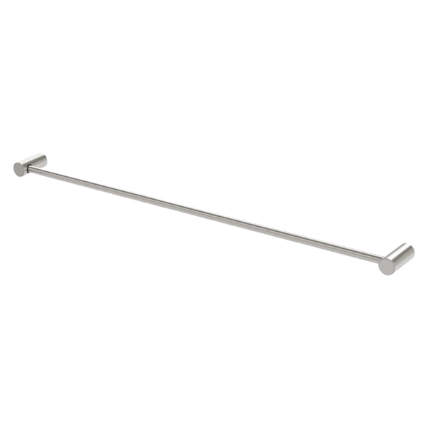 Phoenix Vivid Slimline Single Towel Rail 800mm Brushed Nickel