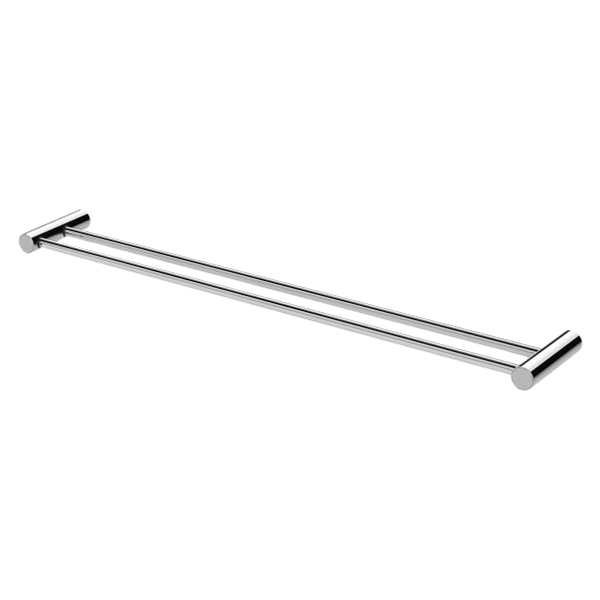 Phoenix Vivid Slimline Double Towel Rail 800mm Chrome