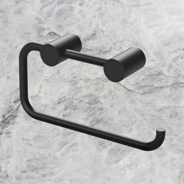 Phoenix Vivid Slimline Toilet Roll Holder Matte Black