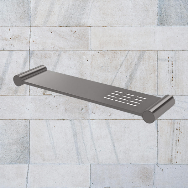 Phoenix Vivid Slimline Metal Shelf Brushed Carbon