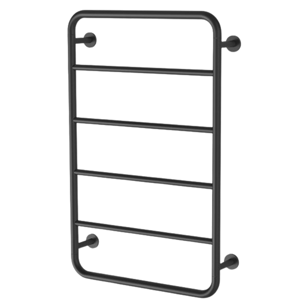 Phoenix Vivid Slimline Towel Ladder 800 X 500mm Matte Black