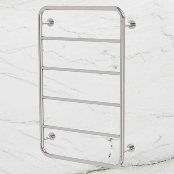 Phoenix Vivid Slimline Towel Ladder 800 X 500mm Brushed Nickel