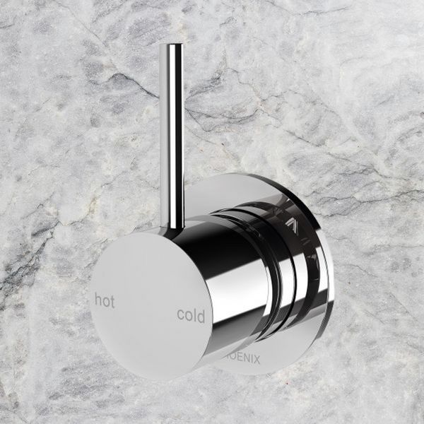 Phoenix Vivid Slimline Up Shower / Wall Mixer Lead Free Chrome