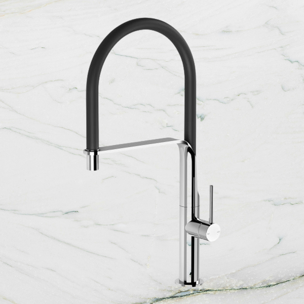 Phoenix Vido Flexible Hose Sink Mixer 200mm Chrome