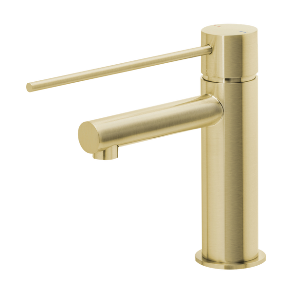 Phoenix Vivid Slimline Basin Mixer with Extended Lever Brushed Gold