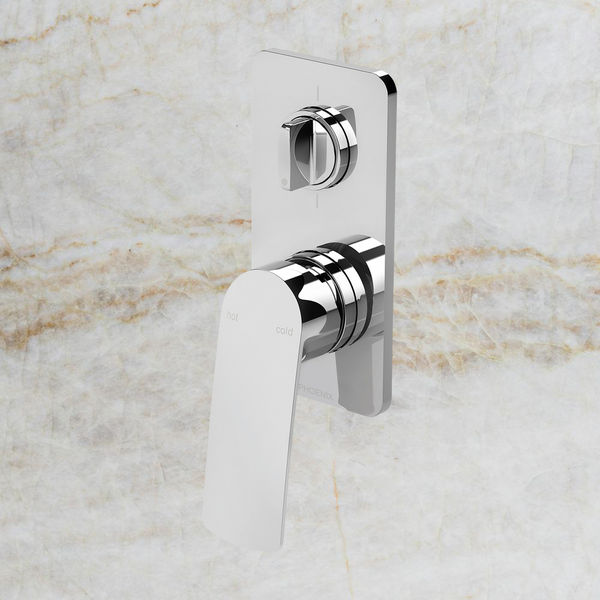 Phoenix Mekko SwitchMix Shower / Bath Diverter Mixer Chrome (Complete Kit)