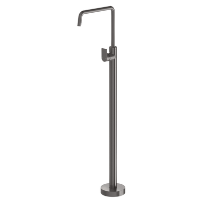 Phoenix Mekko Floor Mounted Bath Mixer Brushed Carbon