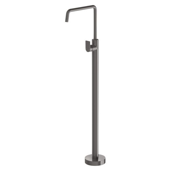 Phoenix Mekko Floor Mounted Bath Mixer Brushed Carbon