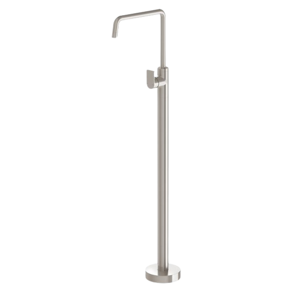 Phoenix Mekko Floor Mounted Bath Mixer Brushed Nickel