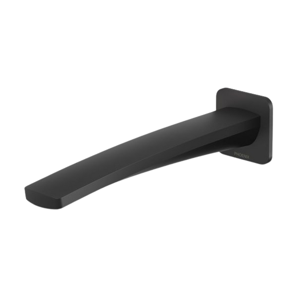 Phoenix Mekko Wall Basin Outlet 200mm Matte Black