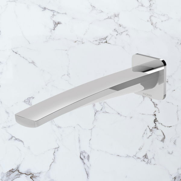 Phoenix Mekko Wall Bath Outlet 200mm Lead Free Chrome