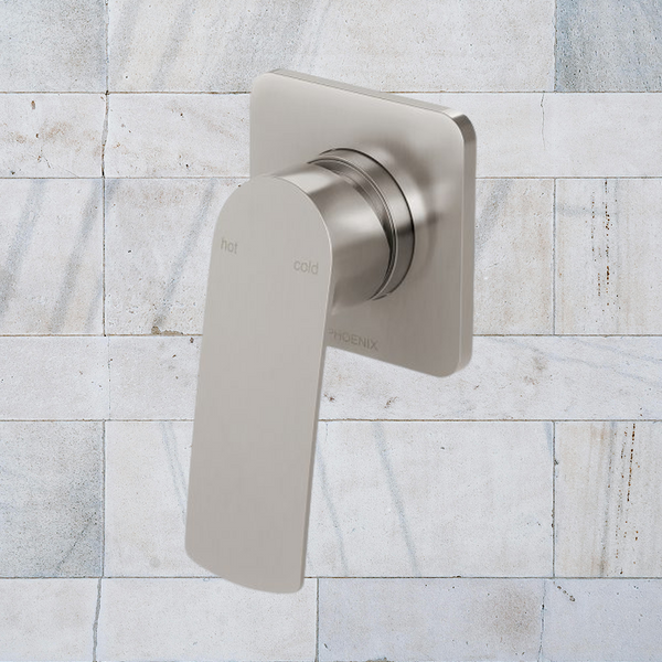 Phoenix Mekko Shower / Wall Mixer Brushed Nickel
